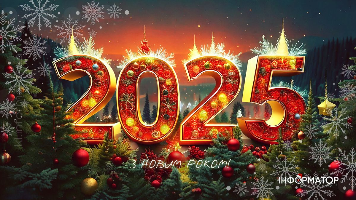 З Новим роком! Привітальні картинки 2025