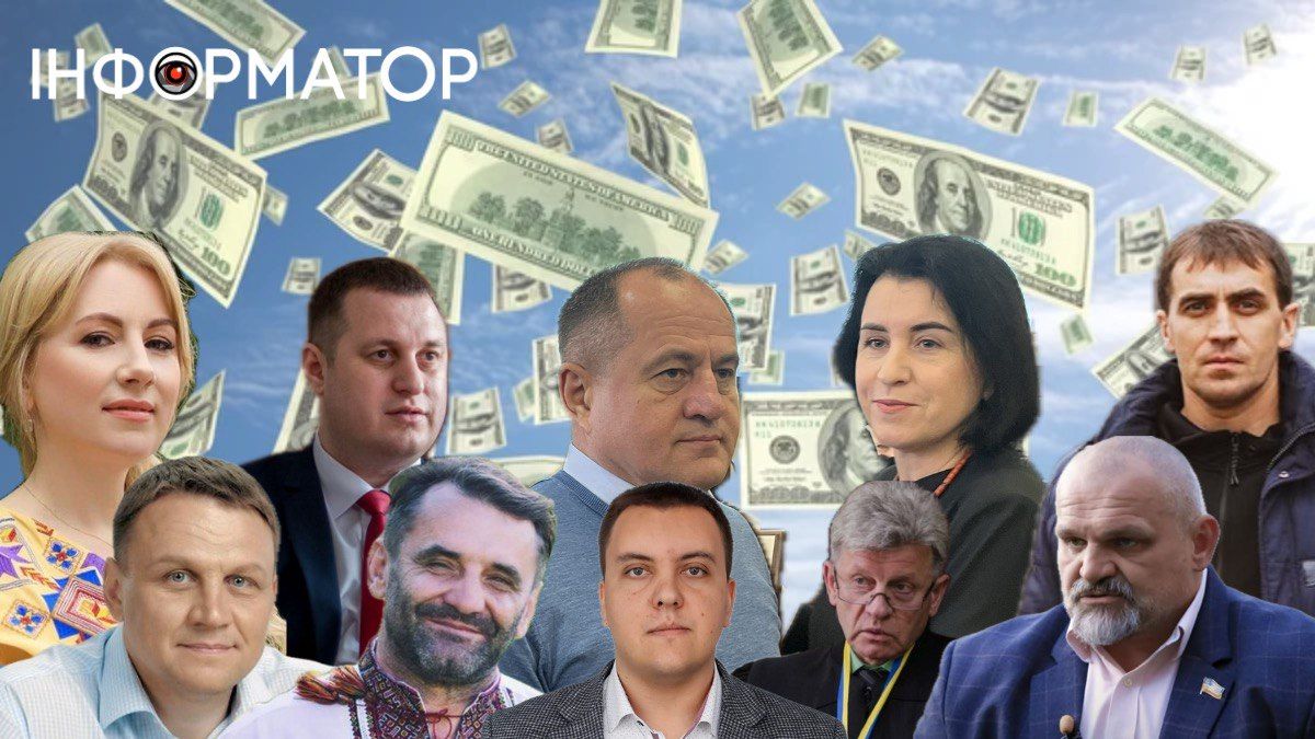 Криптовалюта, люксові авто та мільйонні збереження: ТОП-10 декларацій за минулий рік від Інформатора