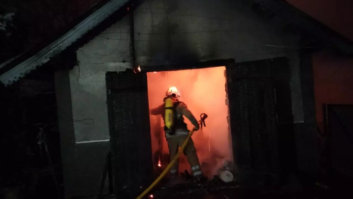 Вночі на Коломийщині трапились дві пожежі 1