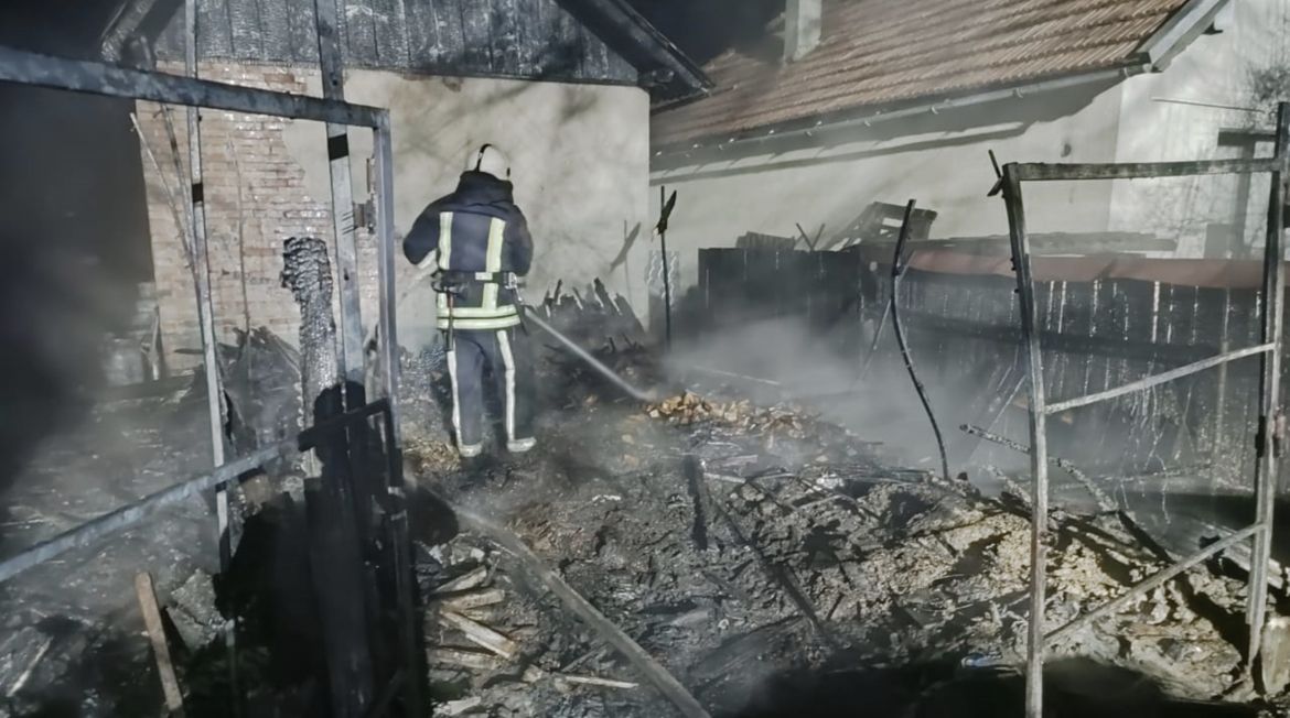 Пожежа під Коломиєю наробила лиха: вогонь перекинувся на авто та будинок
