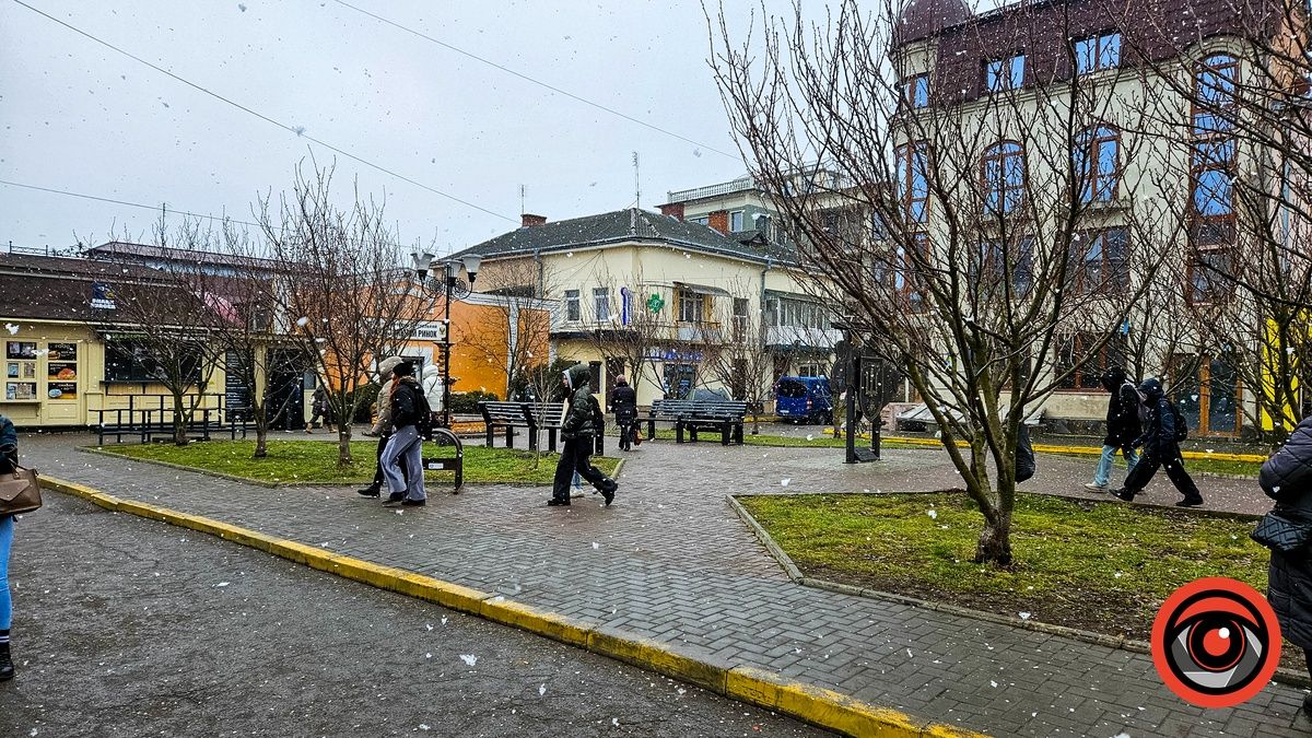 Коломия під сніжними пелюстками: фоторепортаж з вулиць міста 3