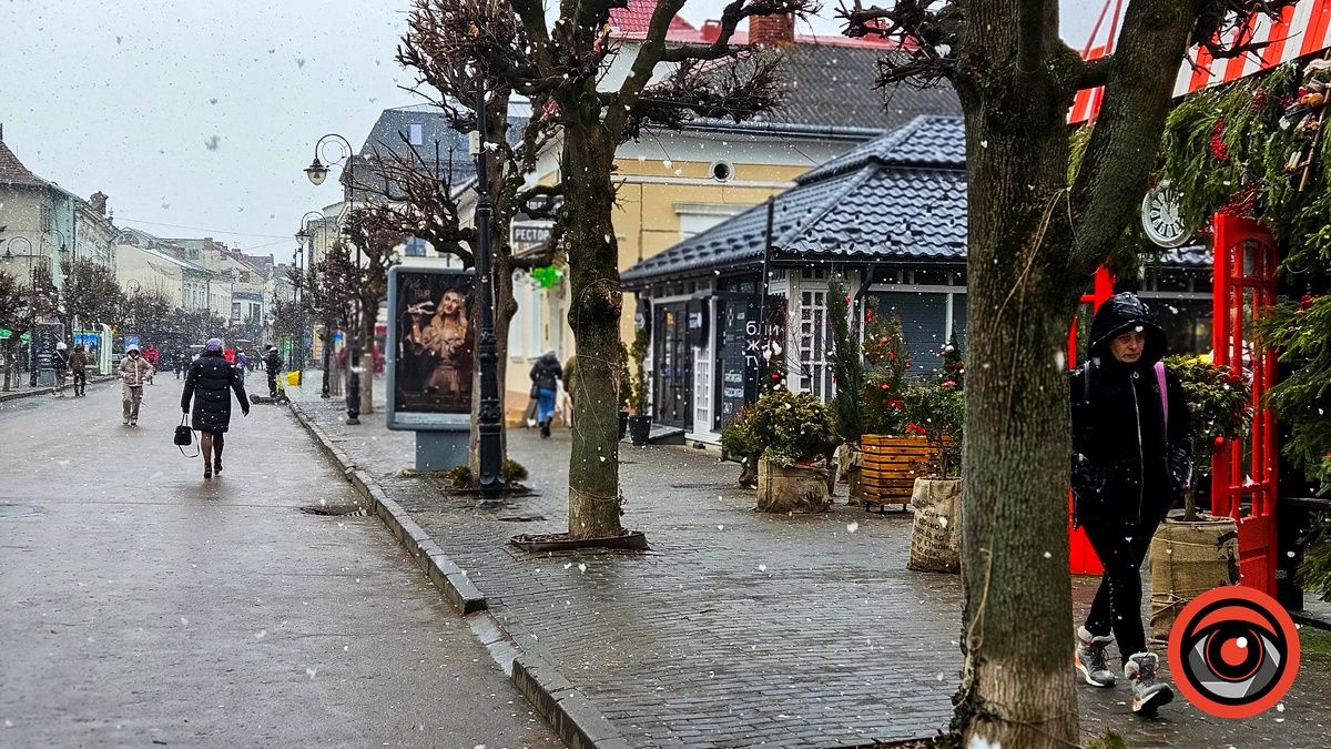 Коломия під сніжними пелюстками: фоторепортаж з вулиць міста 13