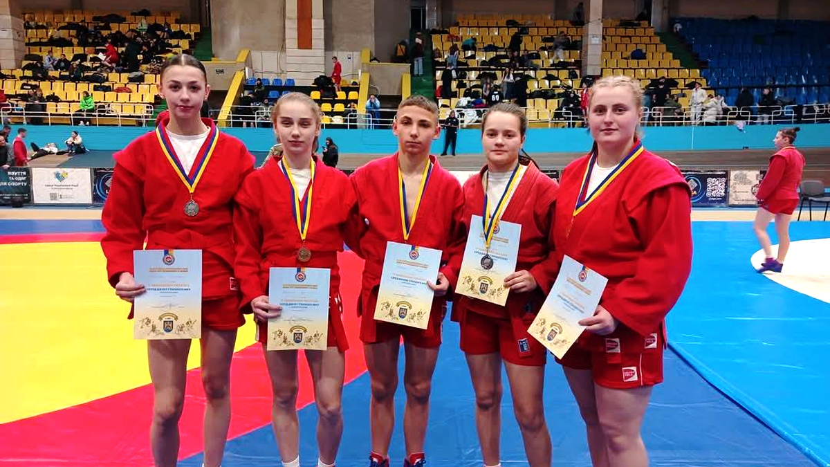 Спортсмени з Надвірної здобули нагороди на Чемпіонат України з боротьби самбо