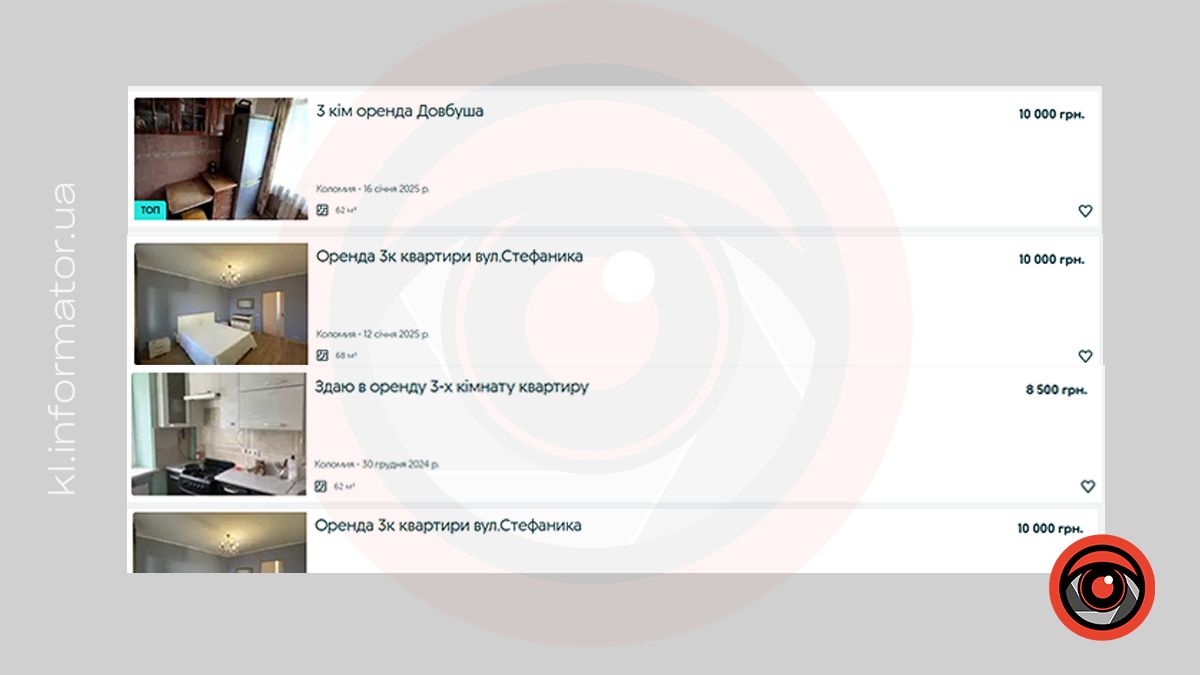 Які ціни на оренду житла в Коломиї у січні 2025 року 8