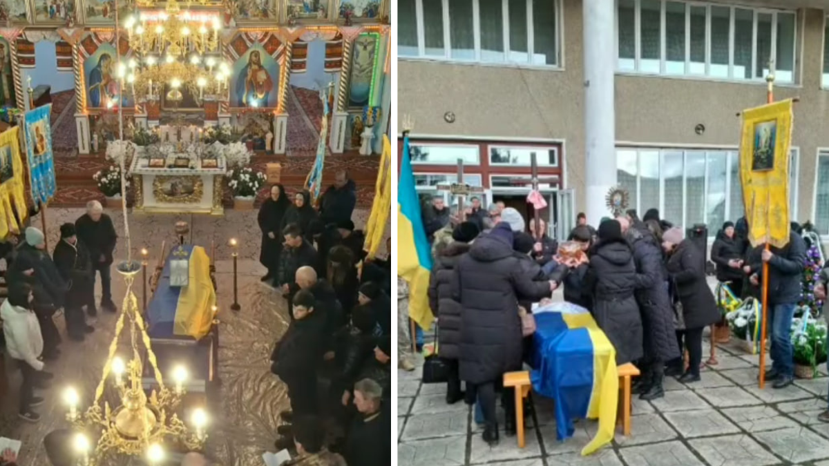 П'ядицька громада провела в останню путь Героя Михайла Лукинчука
