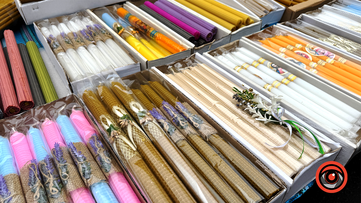 На всякий смак: скільки коштують Стрітенські свічки на ринку в Коломиї 2