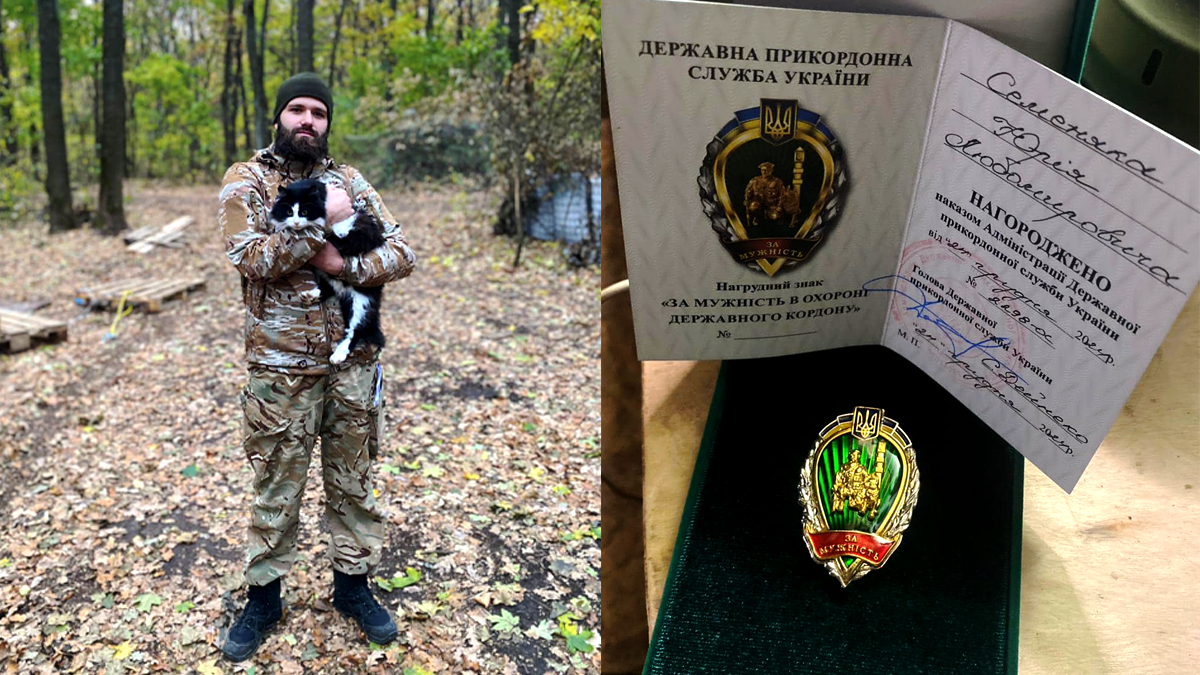 Військовослужбовця з Городенківщини Юрія Семеняка відзначили державною нагородою