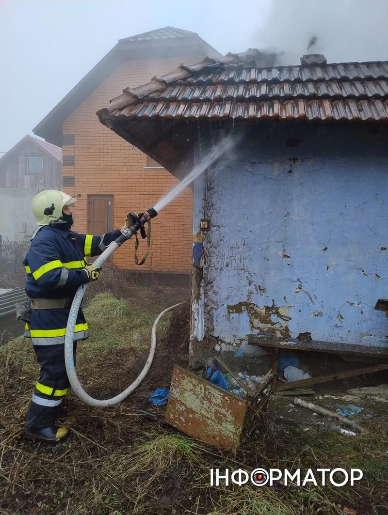 На Коломийщині горіла хата 1