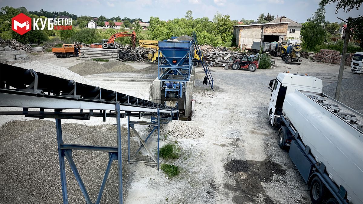 Куб Бетон Коломия: якісний товарний бетон і послуги автобетононасосу 42м 4