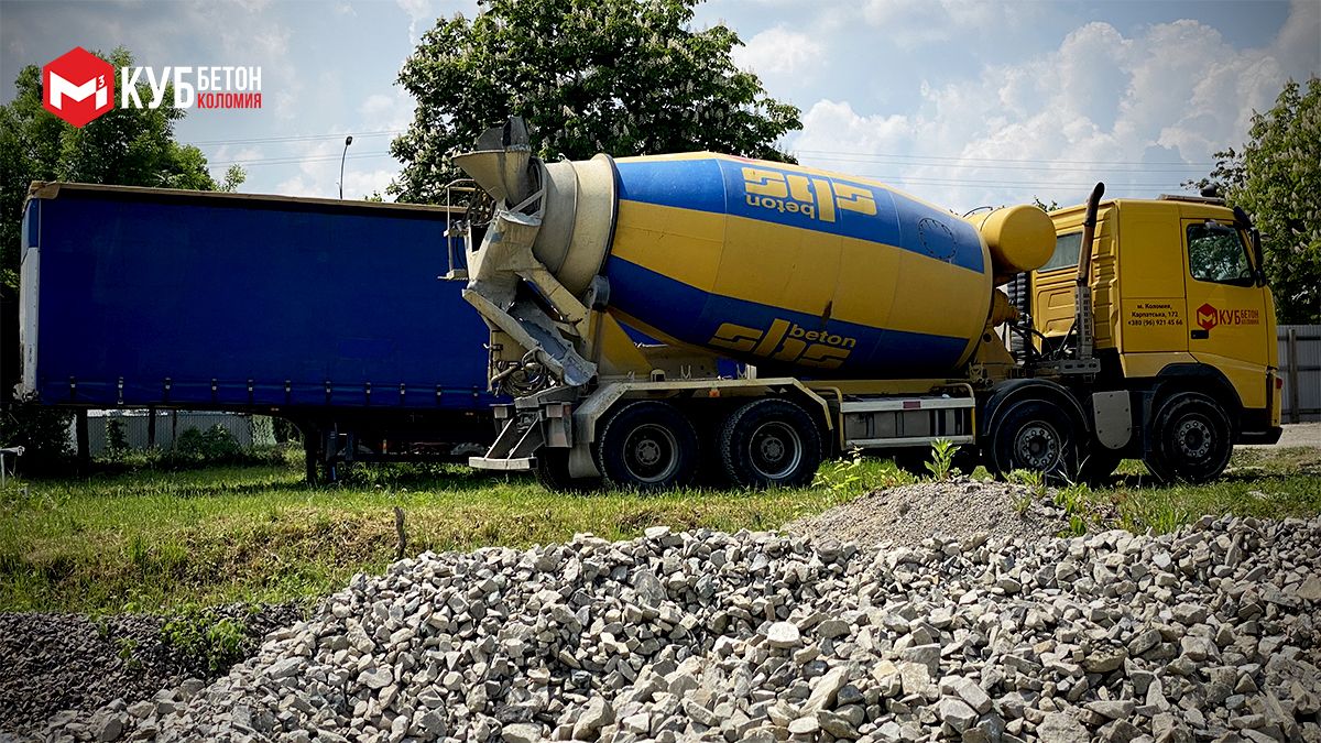 Куб Бетон Коломия: якісний товарний бетон і послуги автобетононасосу 42м 6