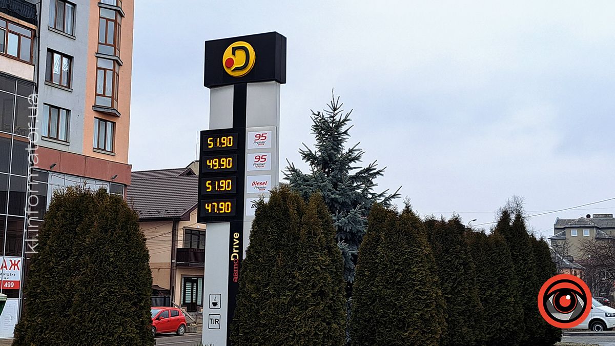 Які ціни на автозаправках у Коломиї 14 лютого 5