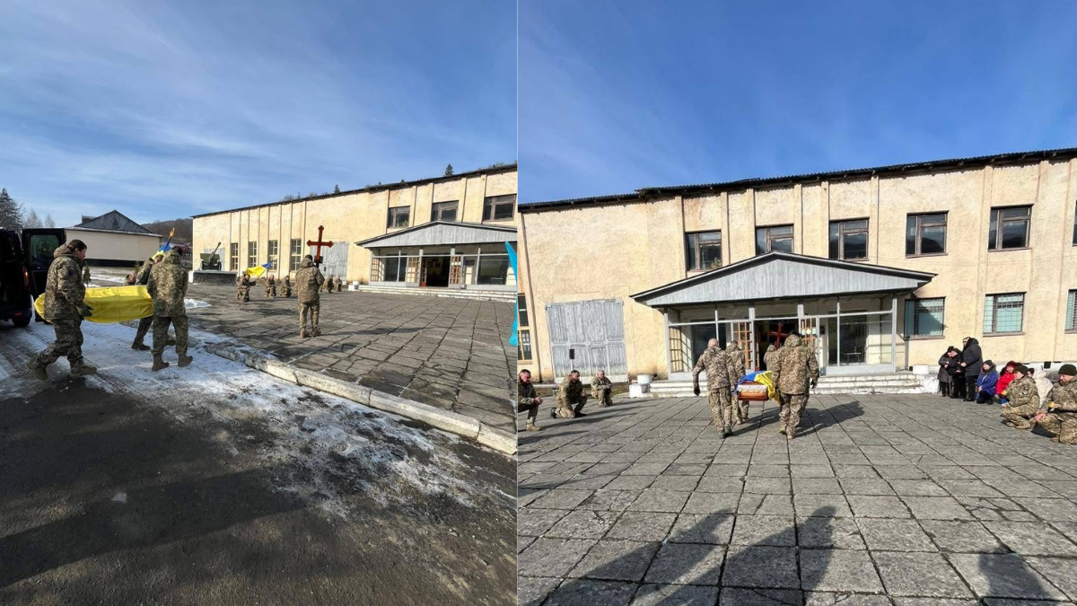 «На щиті» у Делятин повернувся воїн Леонід Козловський 2