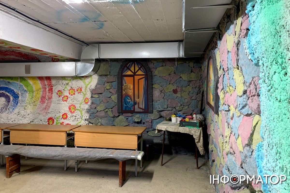 Як виглядає укриття в Косівському ліцею 5