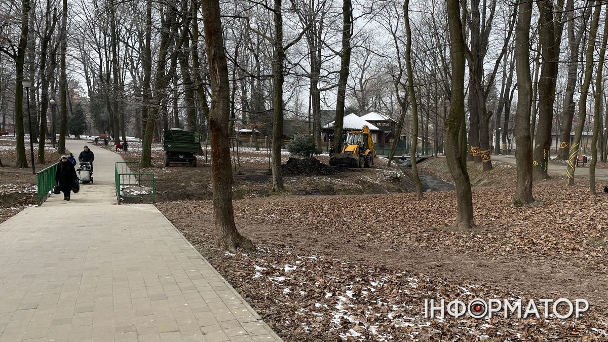 З дна ріки у міському парку Коломиї вивезли кілька причепів багна | ВІДЕО 4