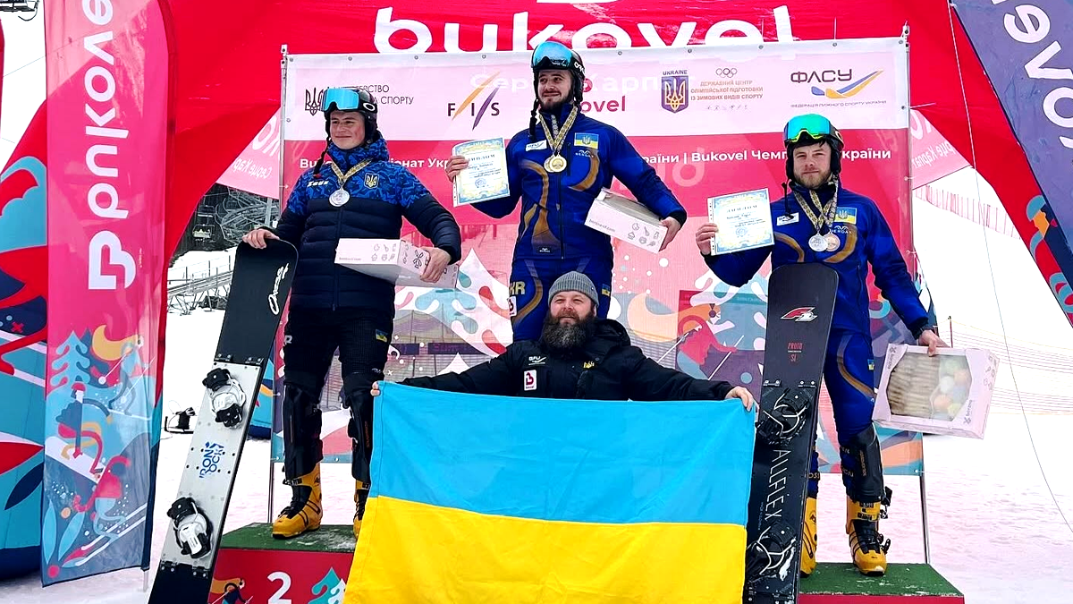 Михайло Харук з Верховинщини став чемпіоном України зі сноубордингу у паралельному гігантському слаломі 2