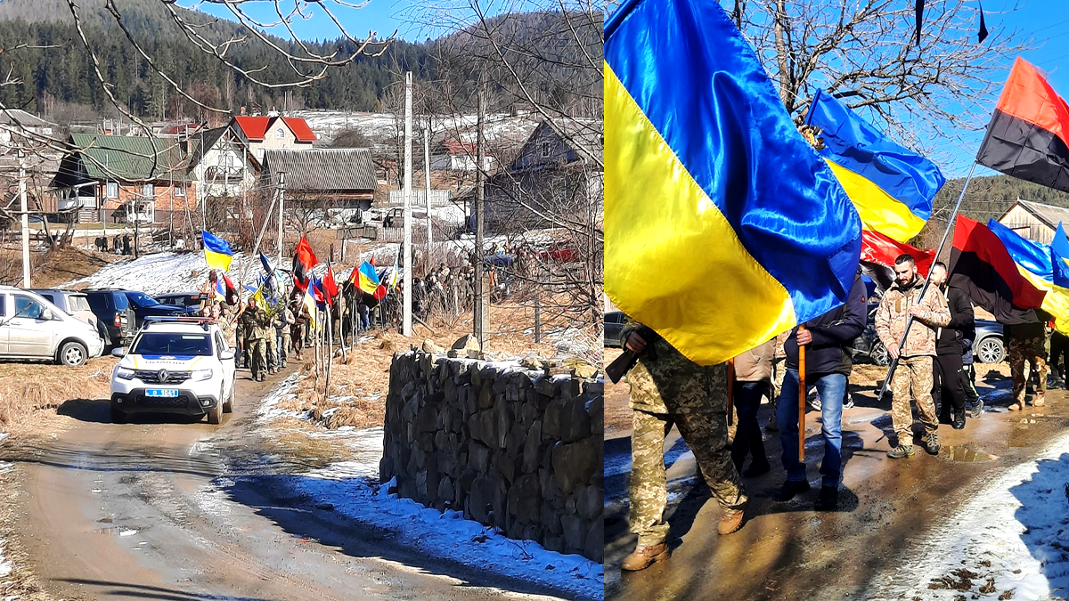 Микуличин попрощався з воїном Петром Тодоруком 3