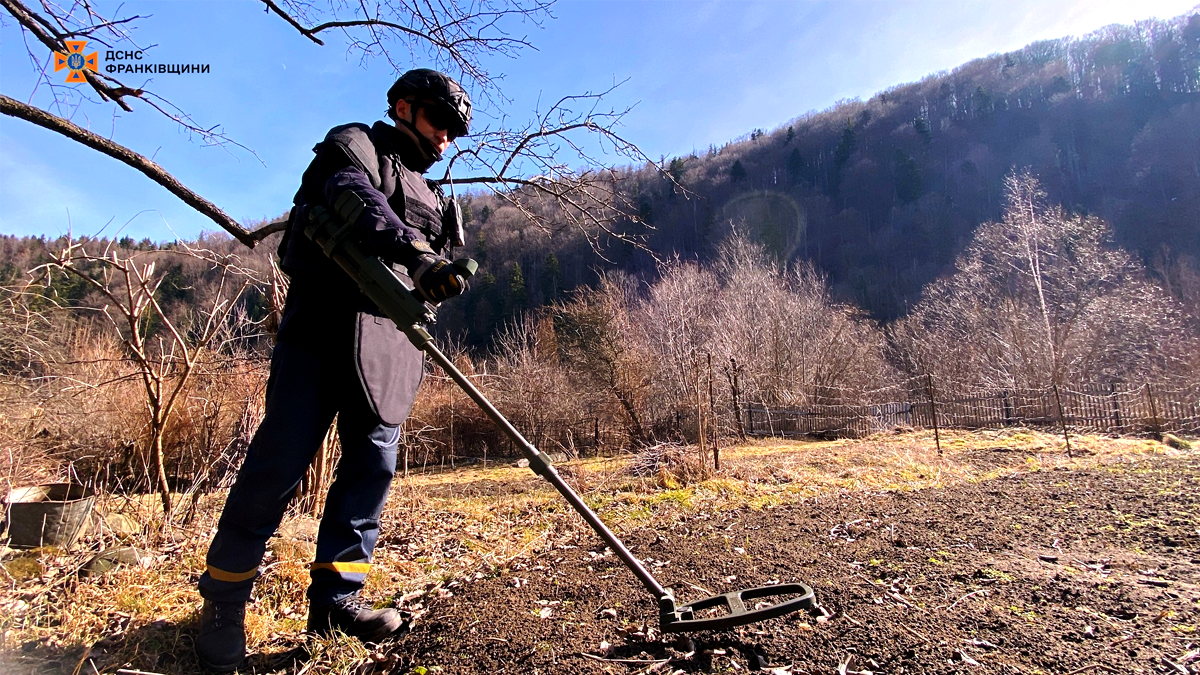 У Делятині знешкодили мінометну міну 1