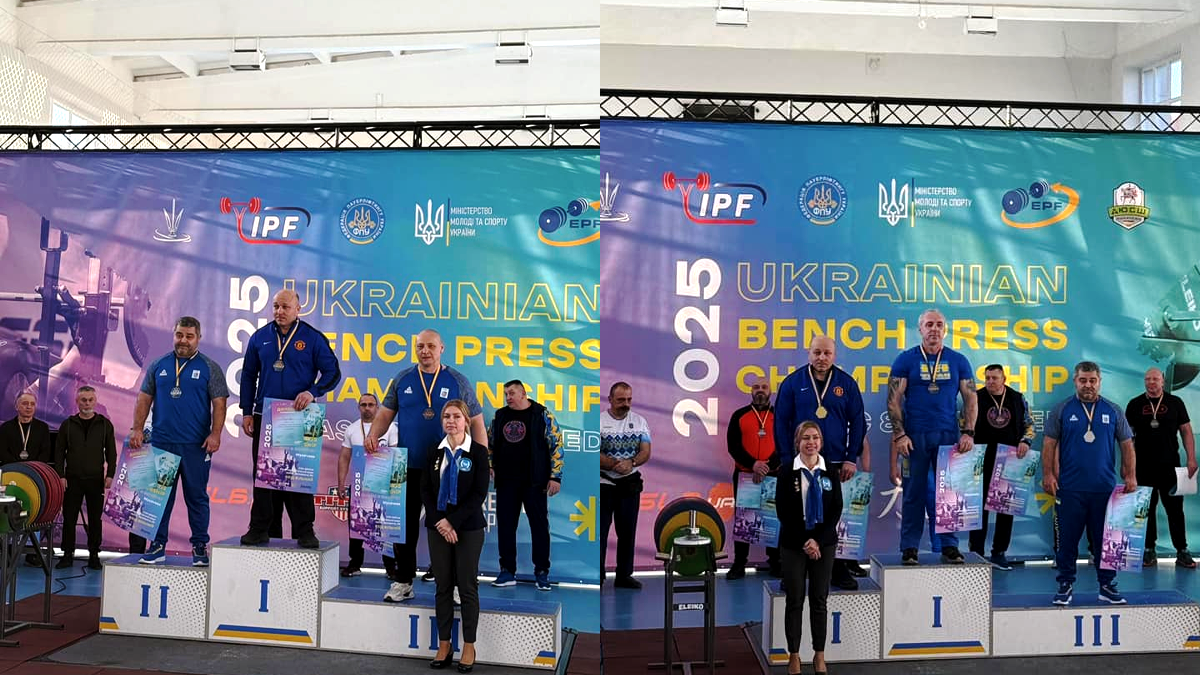 Спортсмени з Городенки здобули призові місця на Чемпіонаті України з класичного жиму лежачи 2
