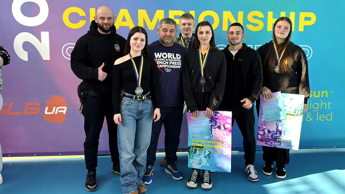 Спортсмени з Городенки здобули призові місця на Чемпіонаті України з класичного жиму лежачи