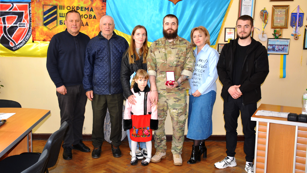 "Едельвейса" Герасимчука Віталія нагородили відзнакою «За мужність та доблесть»