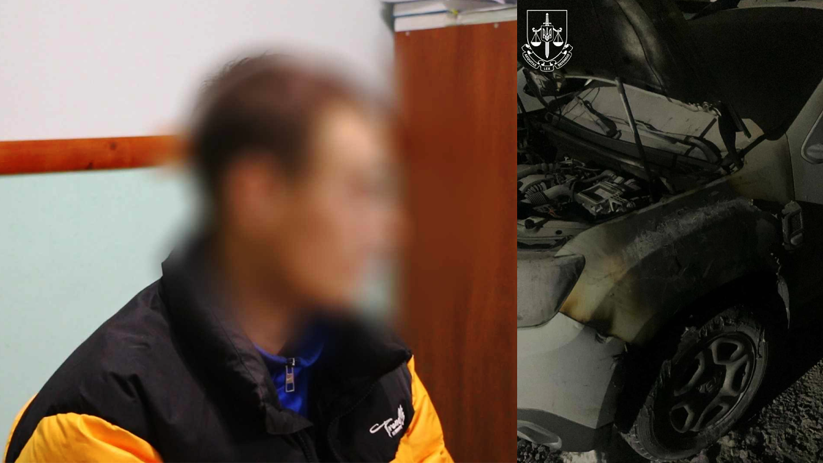 У Косові судили місцевого мешканця, що підпалив авто поліції на замовлення окупантів