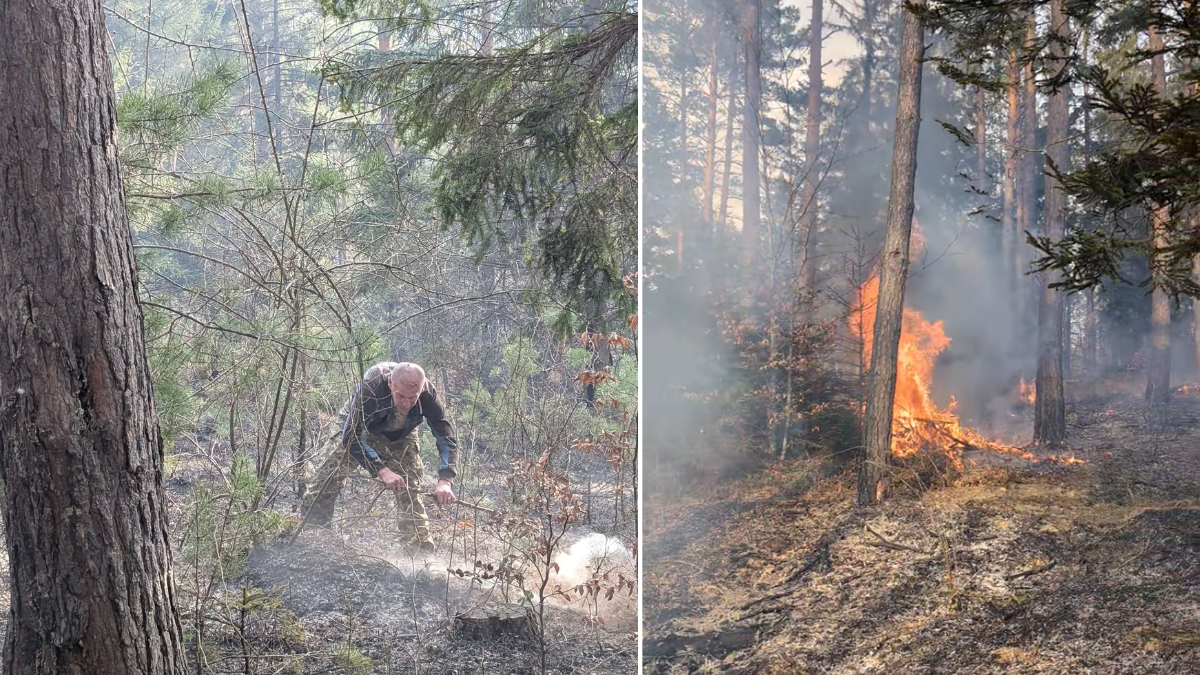 Монахи врятували від пожежі Манявський Скит