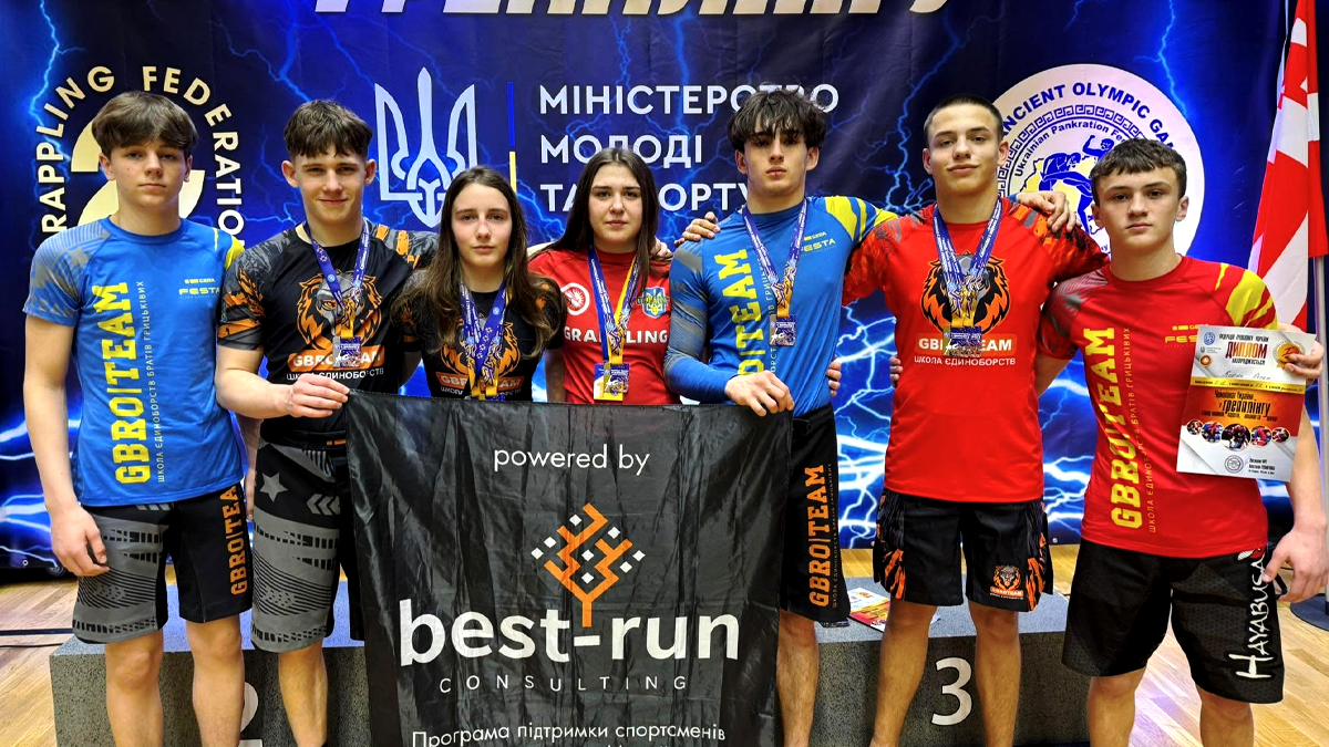 Команда «GBROTEAM» з Коломиї здобула призові місця у відбірковому чемпіонаті України з грепплінгу UWW 1