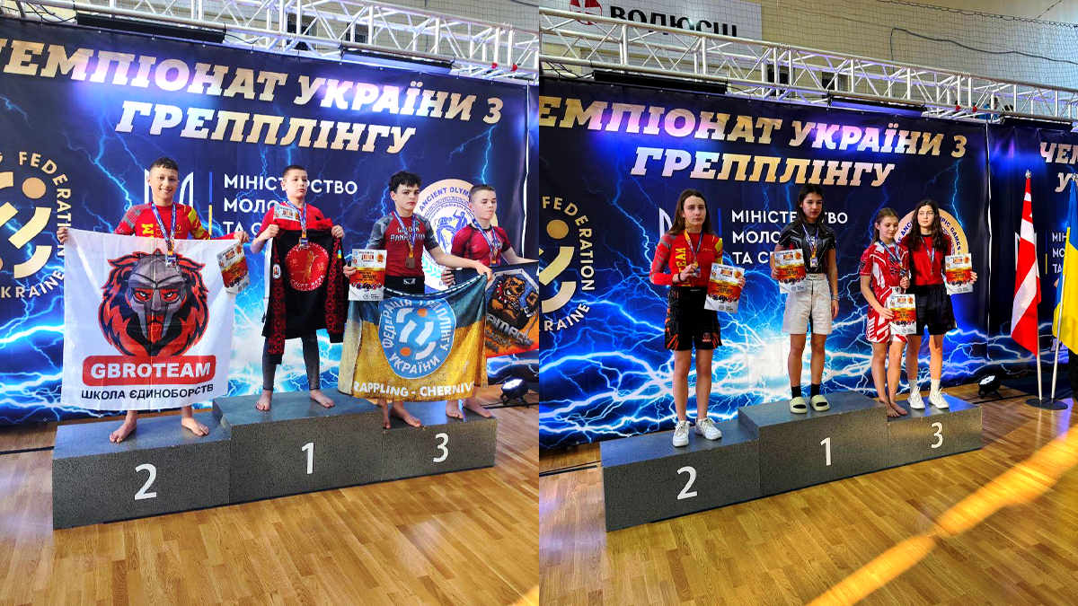 Команда «GBROTEAM» з Коломиї здобула призові місця у відбірковому чемпіонаті України з грепплінгу UWW 6