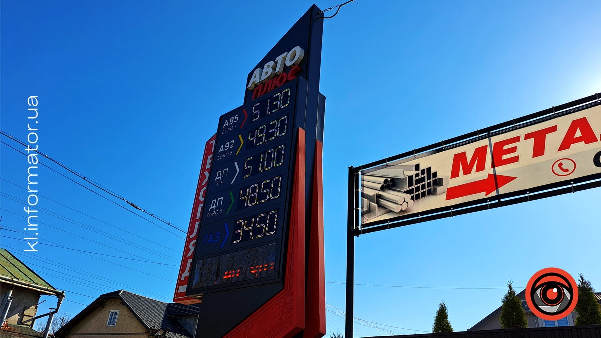 Актуальні ціни на автозаправках Коломиї 21 березня 5