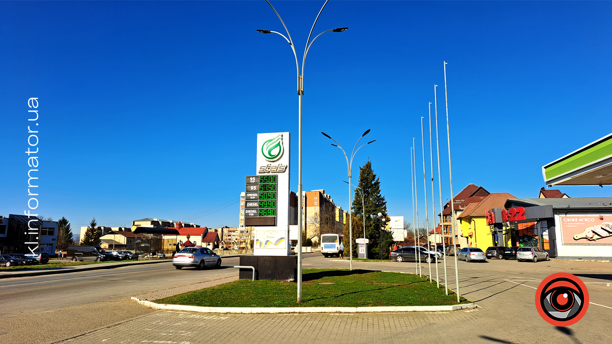 Актуальні ціни на автозаправках Коломиї 21 березня 1