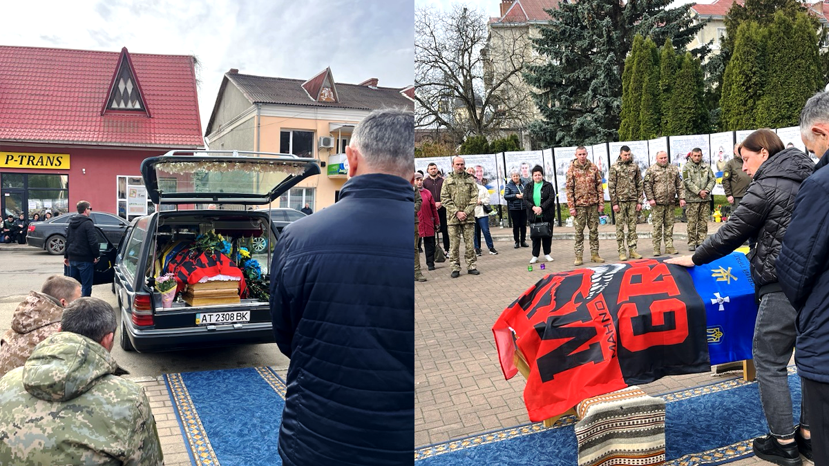 На вічний спочинок у рідний Рожнів повернувся захисник Ігор Погребенник 1