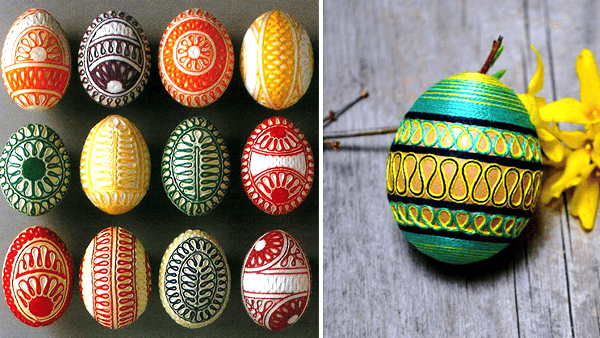 Чим відрізняються Великодні яйця: крашанки, писанки, дряпанки, крапанки та мотанки 5
