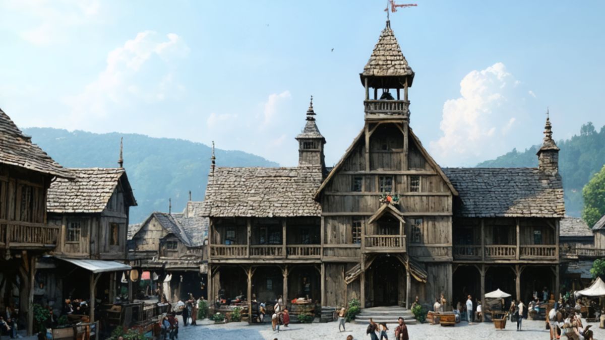 Якою коломийську середньовічну ратуше бачить ШІ