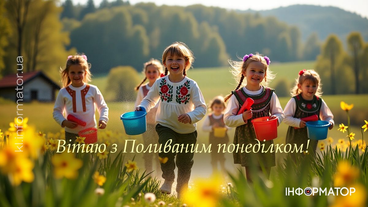 Привітальні картинки до Поливаного понеділка від Інформатора 8
