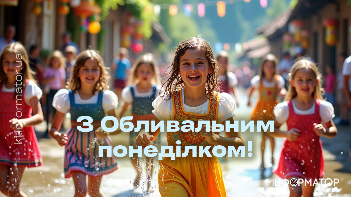 Привітальні картинки до Поливаного понеділка від Інформатора 4