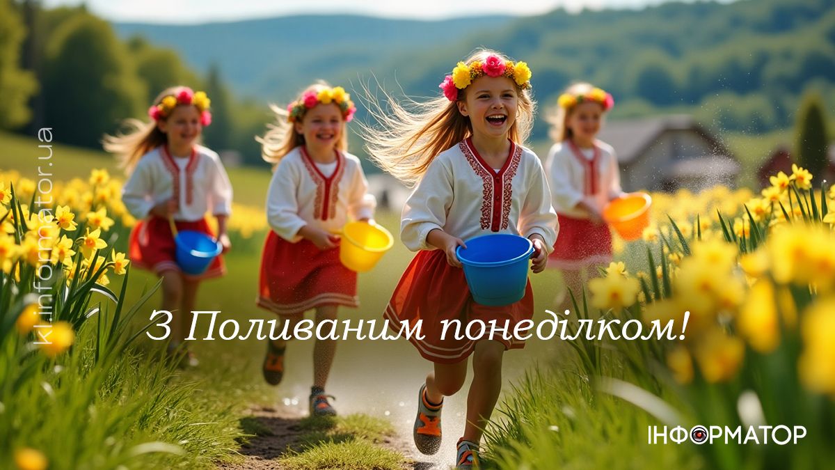 Привітальні картинки до Поливаного понеділка від Інформатора 1