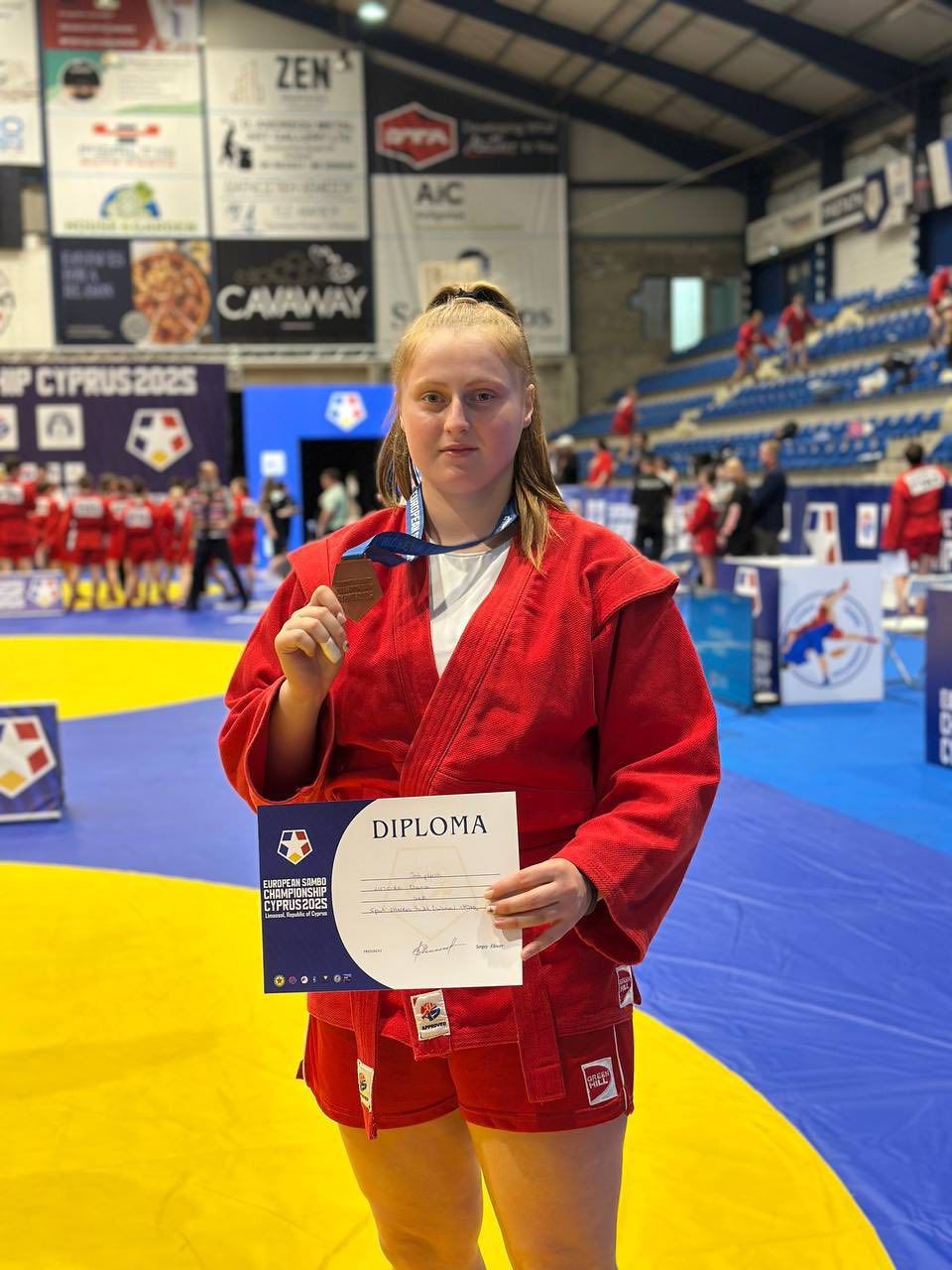 Спортсменка з Надвірнянщини посіла призове місце на чемпіонаті Європи з самбо 1