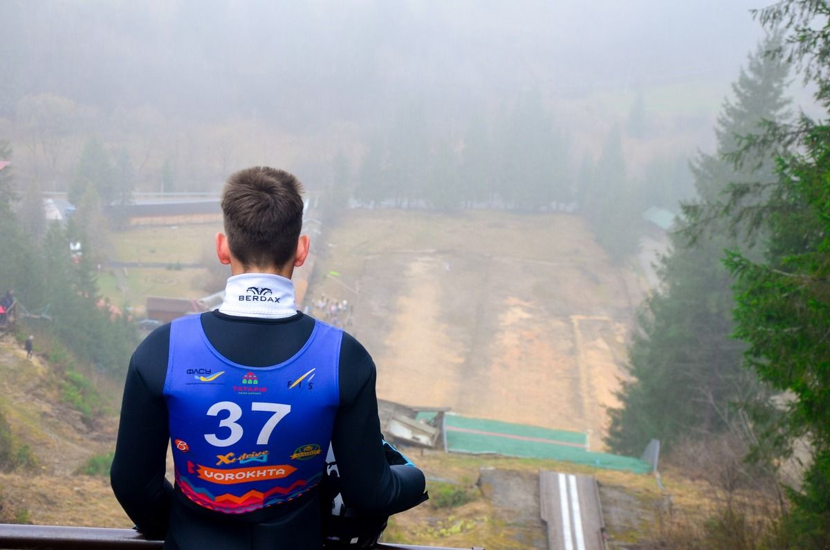 У Ворохті пройшов чемпіонат України зі стрибків на лижах з трампліна 1