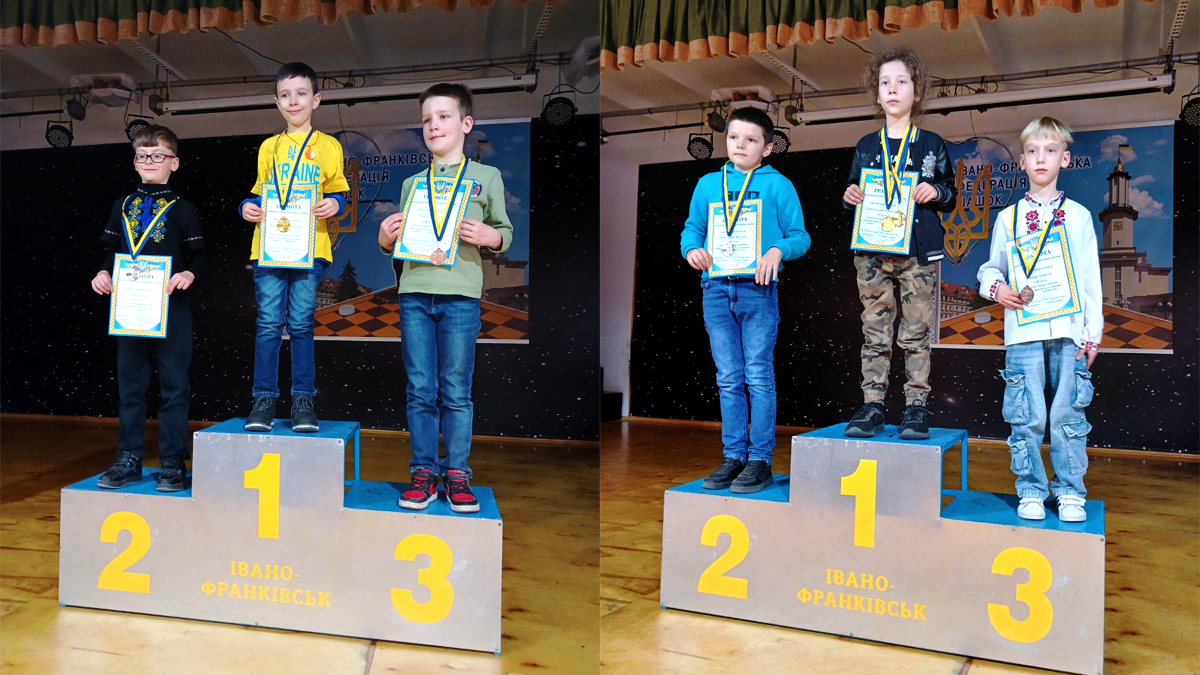 Коломияни здобули призові місця на чемпіонаті України з шашок 2
