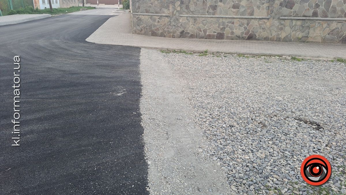 У Коломиї заасфальтували заїзд до шевченківського озера 3