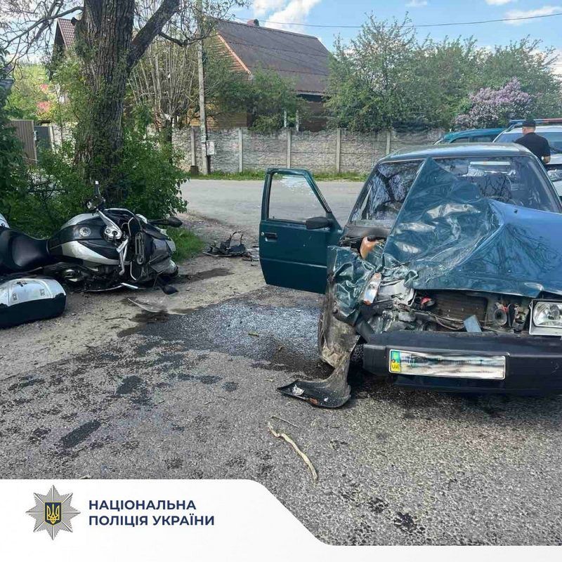 У Делятині трапилась ДТП,  мотоцикліст ушпиталений. Оновлено 1