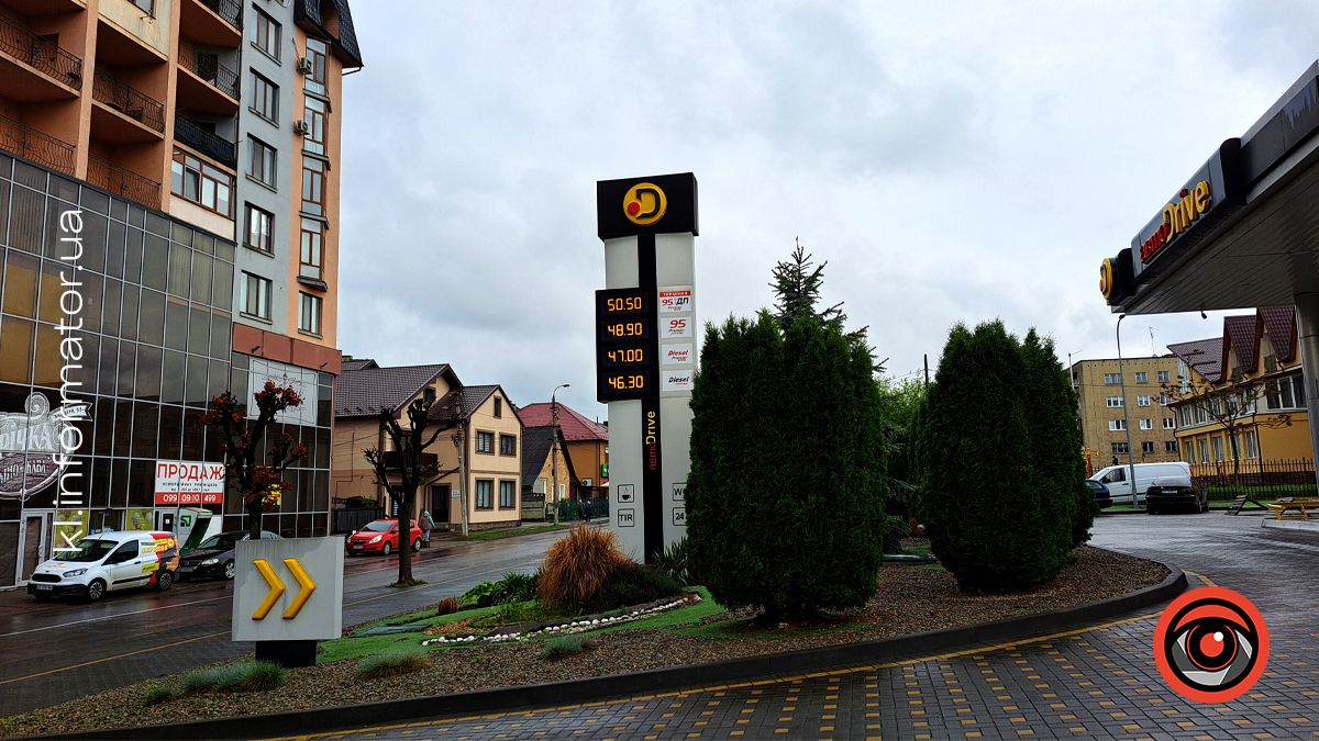 Актуальні ціни на АЗС у Коломиї 9 травня 3