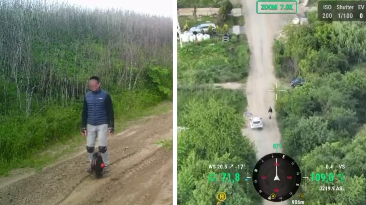 Чоловік під виглядом прогулянки на моноколесі хотів незаконно перетнути кордон