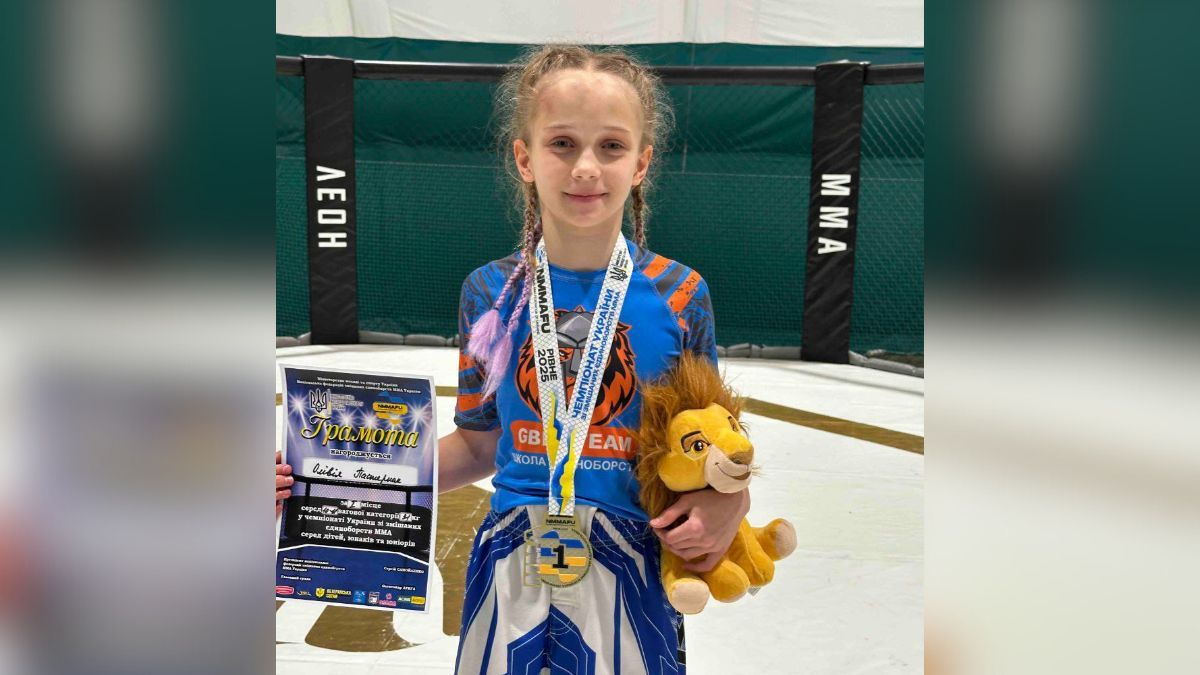 Юна борчиня з Коломиї Олівія Пастернак стала чемпіонкою України з ММА