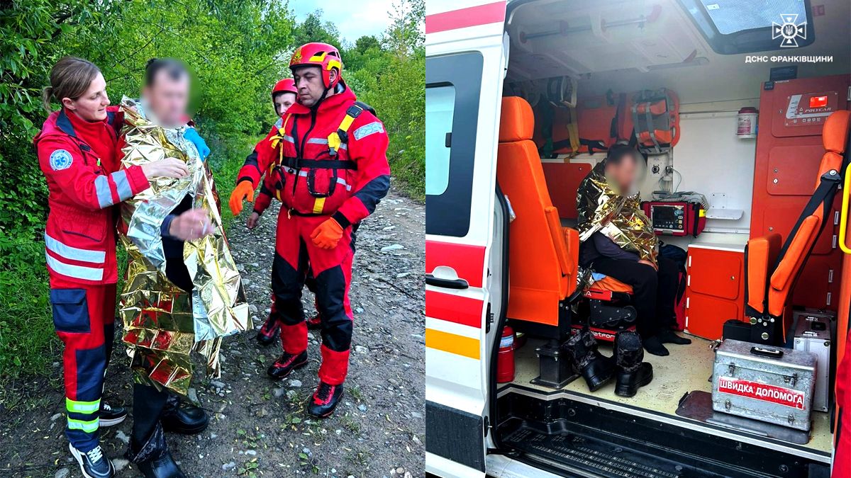 Через різке підняття води посеред Пруту в пастці опинився чоловік з конем. Відео