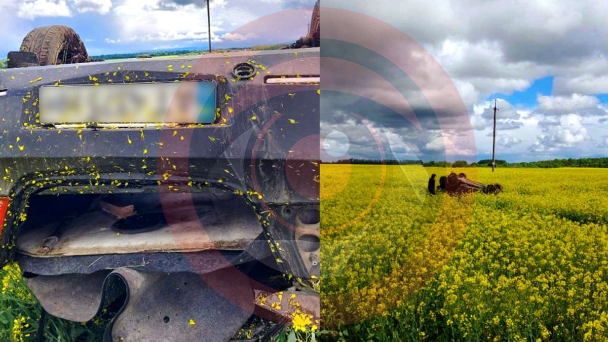 У Підгайчиках водійка "Geely " злетіла з дороги. Автівка перекинулася