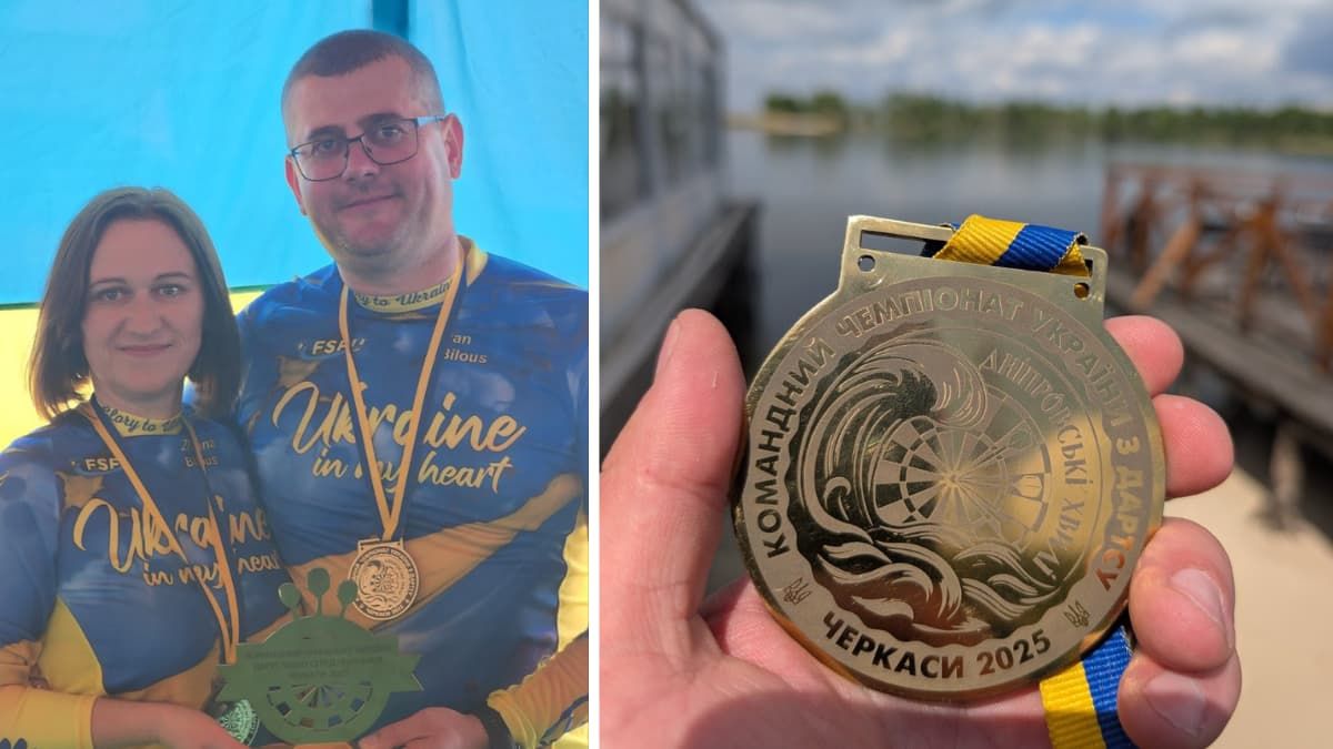 Подружжя з Татарова зайняло призові місця на Чемпіонаті України з дартсу