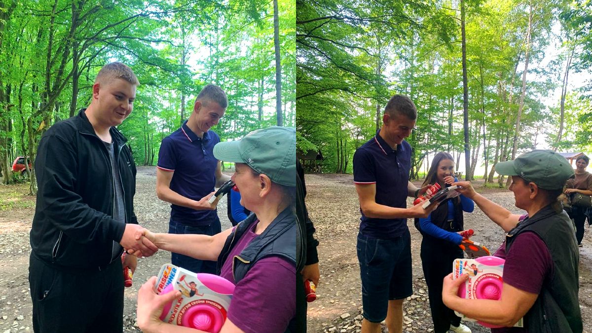 Коломийські студенти під час толоки прибирали територію гори Юріїв 3