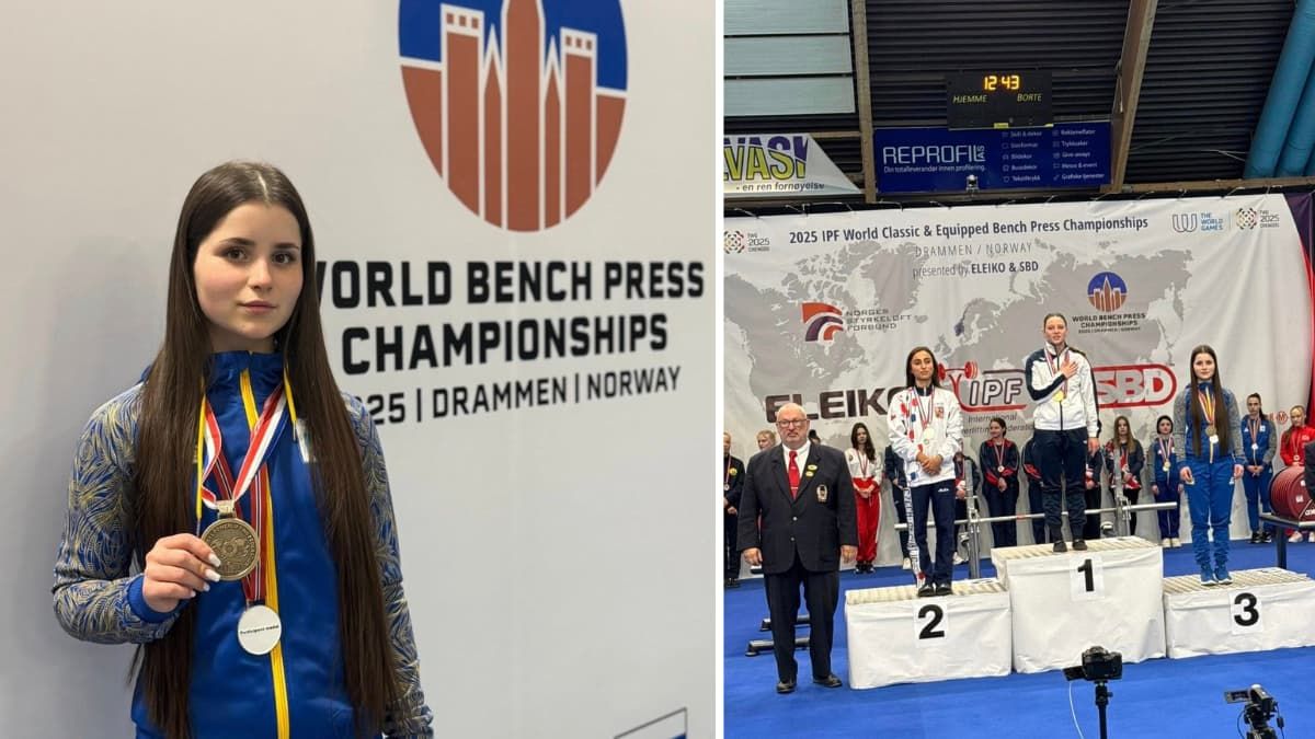 Спортсменка з Городенки стала призеркою Чемпіонату світу із жиму лежачи