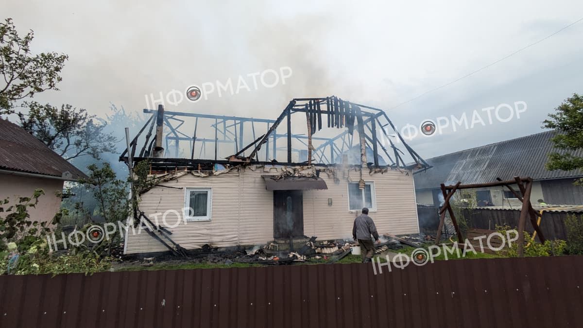 У Товмачику горів житловий будинок
